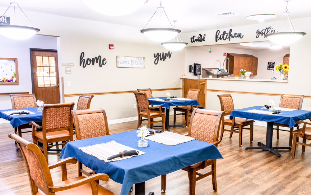 Richland Center Memory Care Dining Room